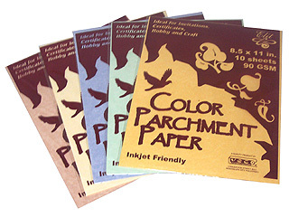 Colored Parchment Paper