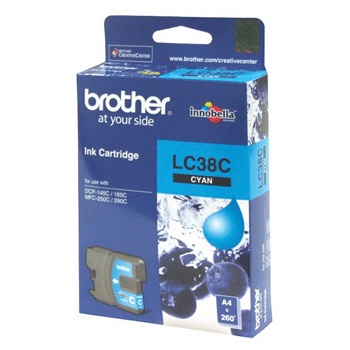 Brother LC-38 Cyan Ink
