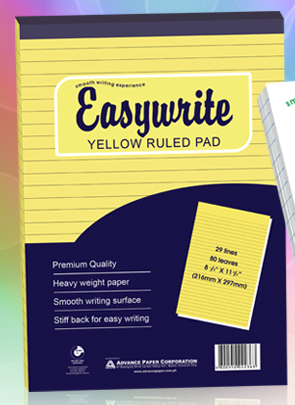 EasyWrite yellow Pad