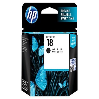 HP 18 Black Original Ink Cartridge (C4936A)