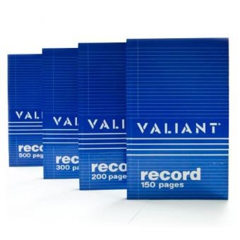 Valiant Record Book