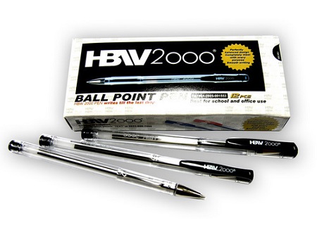 HBW 2000 Black Ball Point Pen
