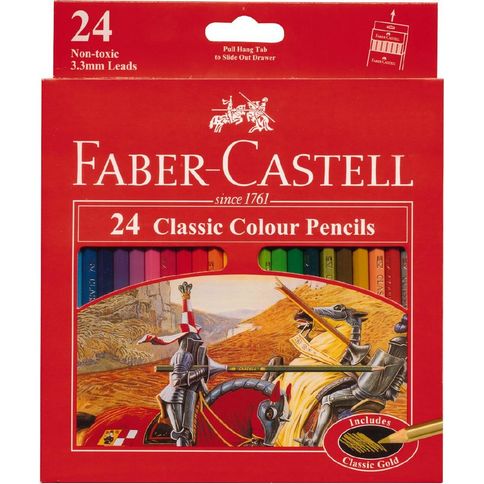 FABER CASTELL CLASSIC COLOUR 24's