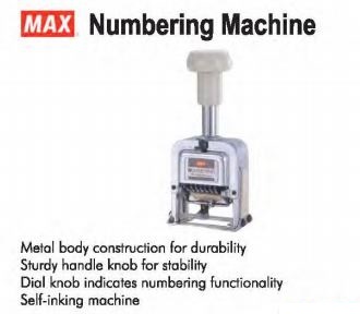 Max Numbering Machine