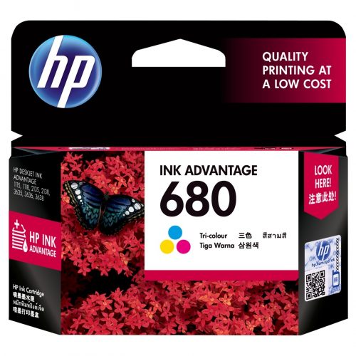 HP 680 Tri-color Original Ink Advantage Cartridge
