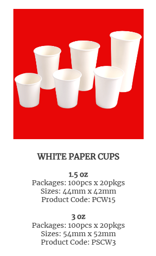 Disposable Paper Cups